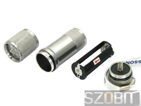 9LED aluminum Flashlight