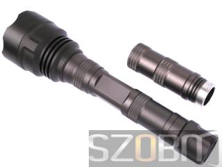 5-Mode aluminium LED Flashlight(3x18650)-Titanium