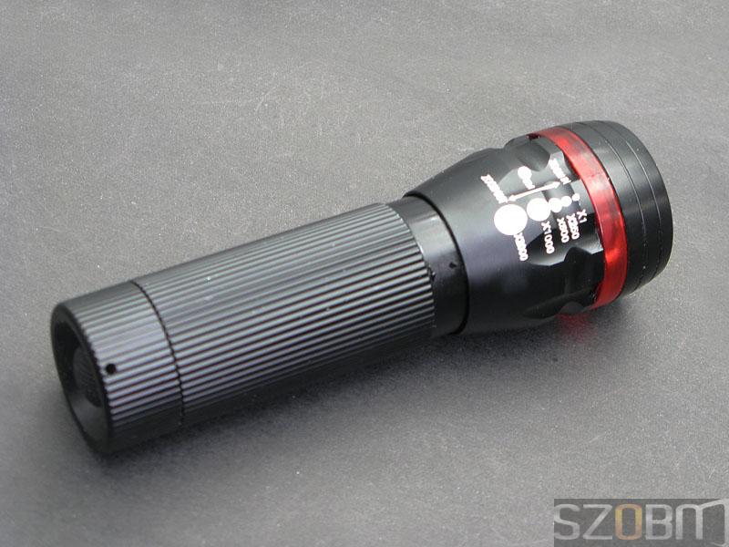 3W LED Three modes 3*AAA1.5V Battery Aluminum alloy flashlight