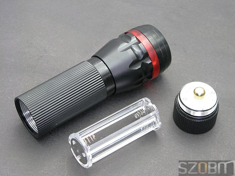 3W LED Three modes 3*AAA1.5V Battery Aluminum alloy flashlight