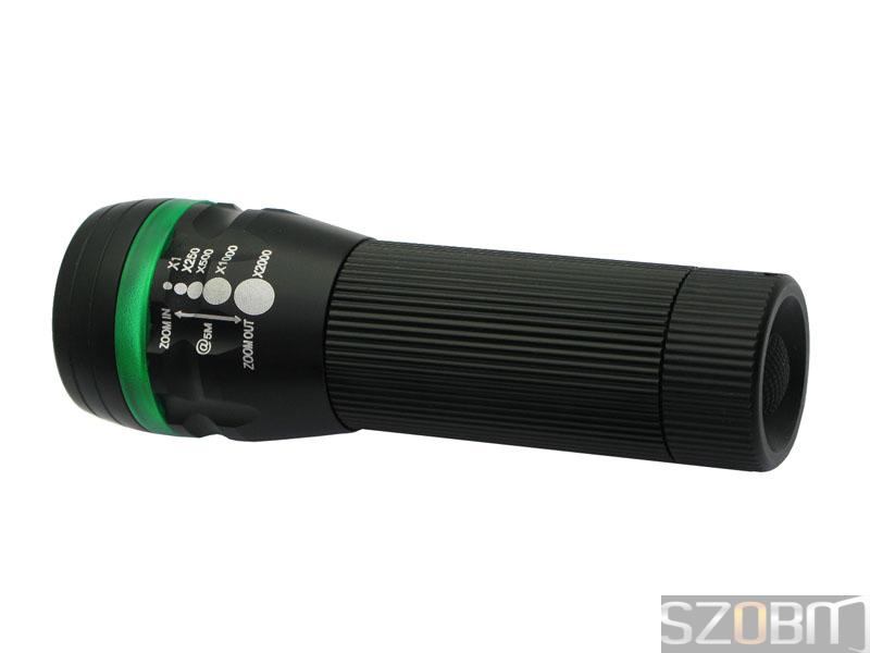 3W LED 3*AAA Battery Aluminum alloy Adjustable focal flashlight