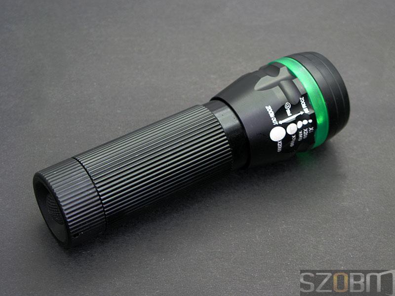3W LED 3*AAA Battery Aluminum alloy Adjustable focal flashlight
