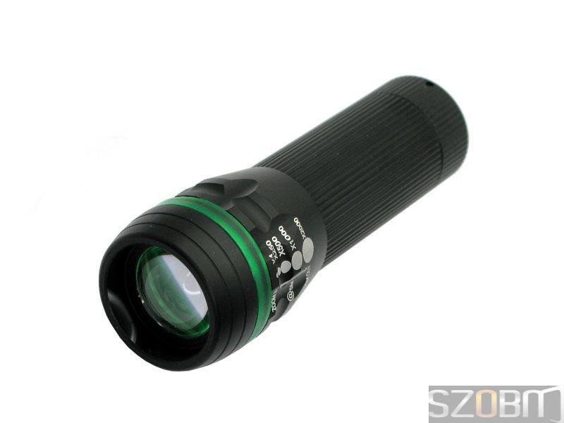 3W LED 3*AAA Battery Aluminum alloy Adjustable focal flashlight