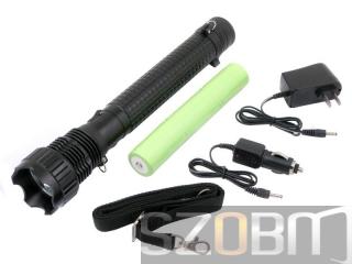 3 x CREE Q3 LED 5-Mode Rechargeable Flashlight