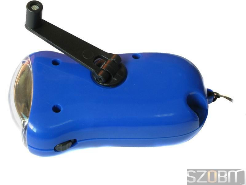 3 LED Solar Hand Crank Flashlight