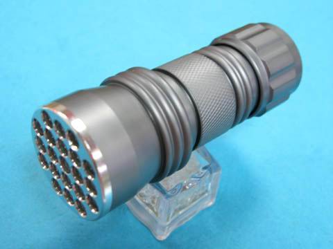 21LED UV Purple Light aluminum flashlight