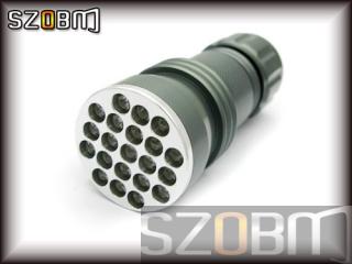 21LED UV Purple Light aluminum flashlight