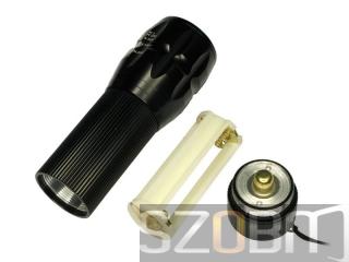 1W LED Aluminum Zoom Flashlight with Tripod