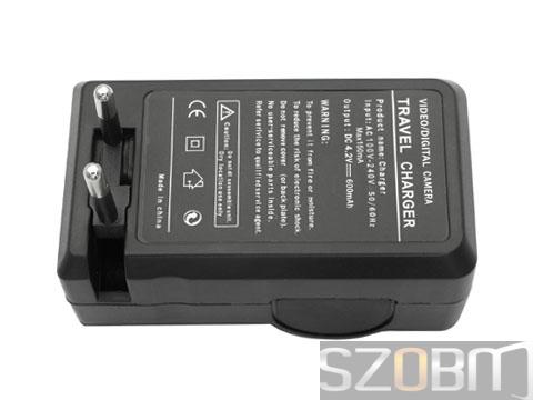Digital Battery Charger & Travel Charger for 18650 (2 round pins