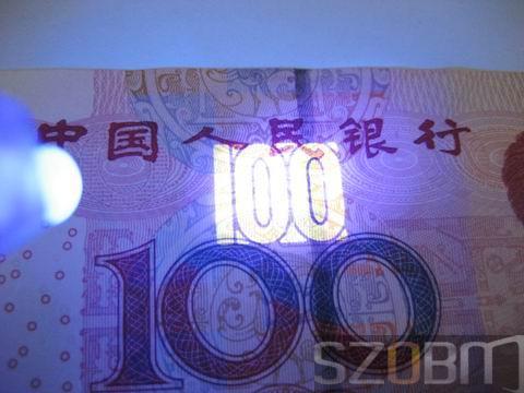 UV Purple Light 390-395nm LED Keychain (ZY-P54)