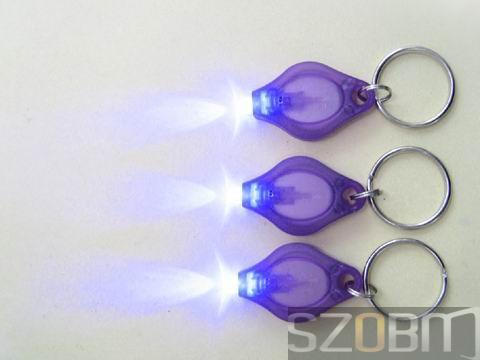 UV Purple Light 365-370nm LED Keychain (ZY-P50)
