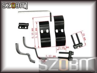 OBM M-008 Double Iron Flashlight & Laser Mount