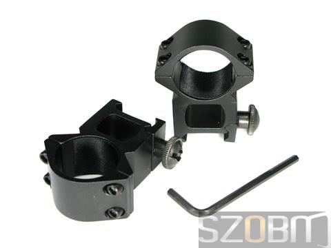 Aluminum 25mm Ring Double Mounts(18#-1)