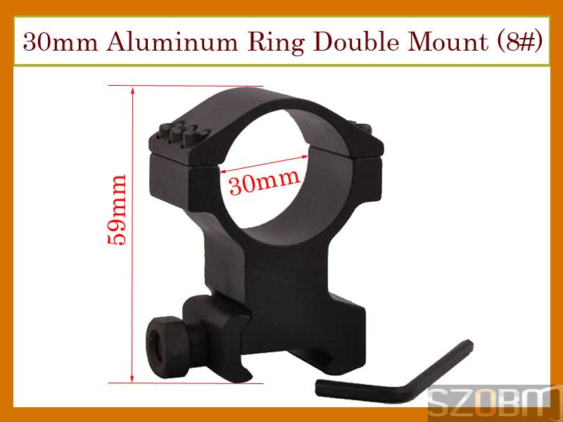 30mm Ring Double Mount(8#)