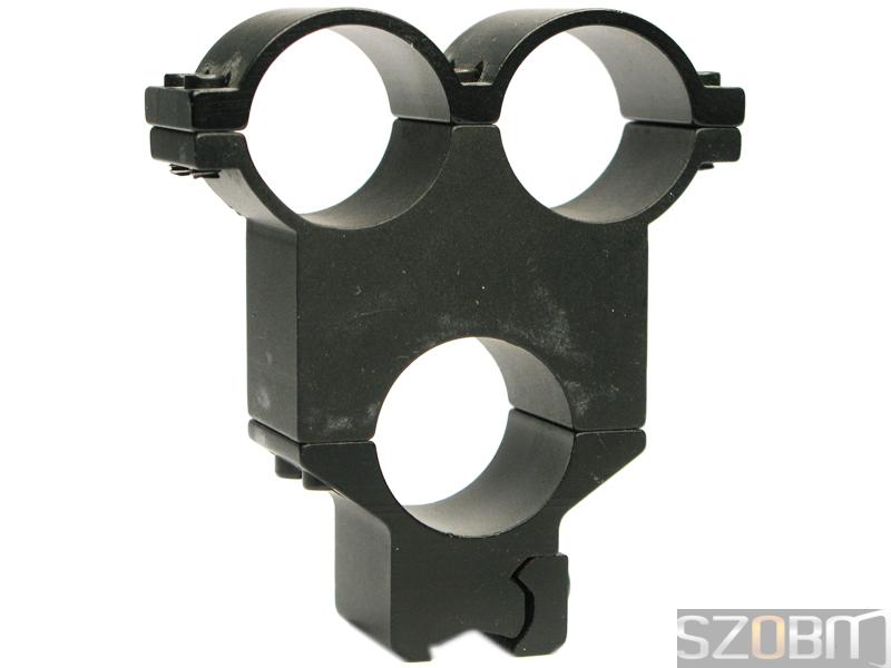 3 x 25mm Ring Double Mount