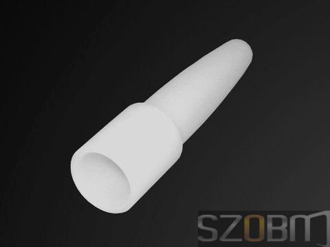 15mm Flashlight White Diffuser Tip