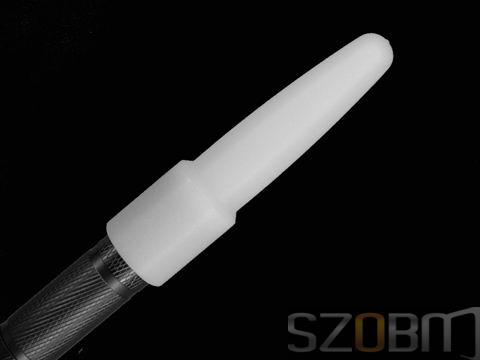 15mm Flashlight White Diffuser Tip