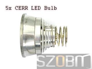 5x Q3 LED Bulb For WF-500/600 Flashlight