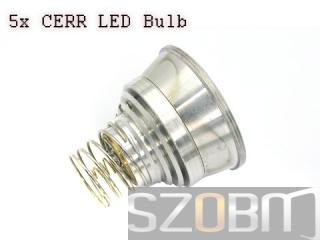 5x Q3 LED Bulb For WF-500/600 Flashlight